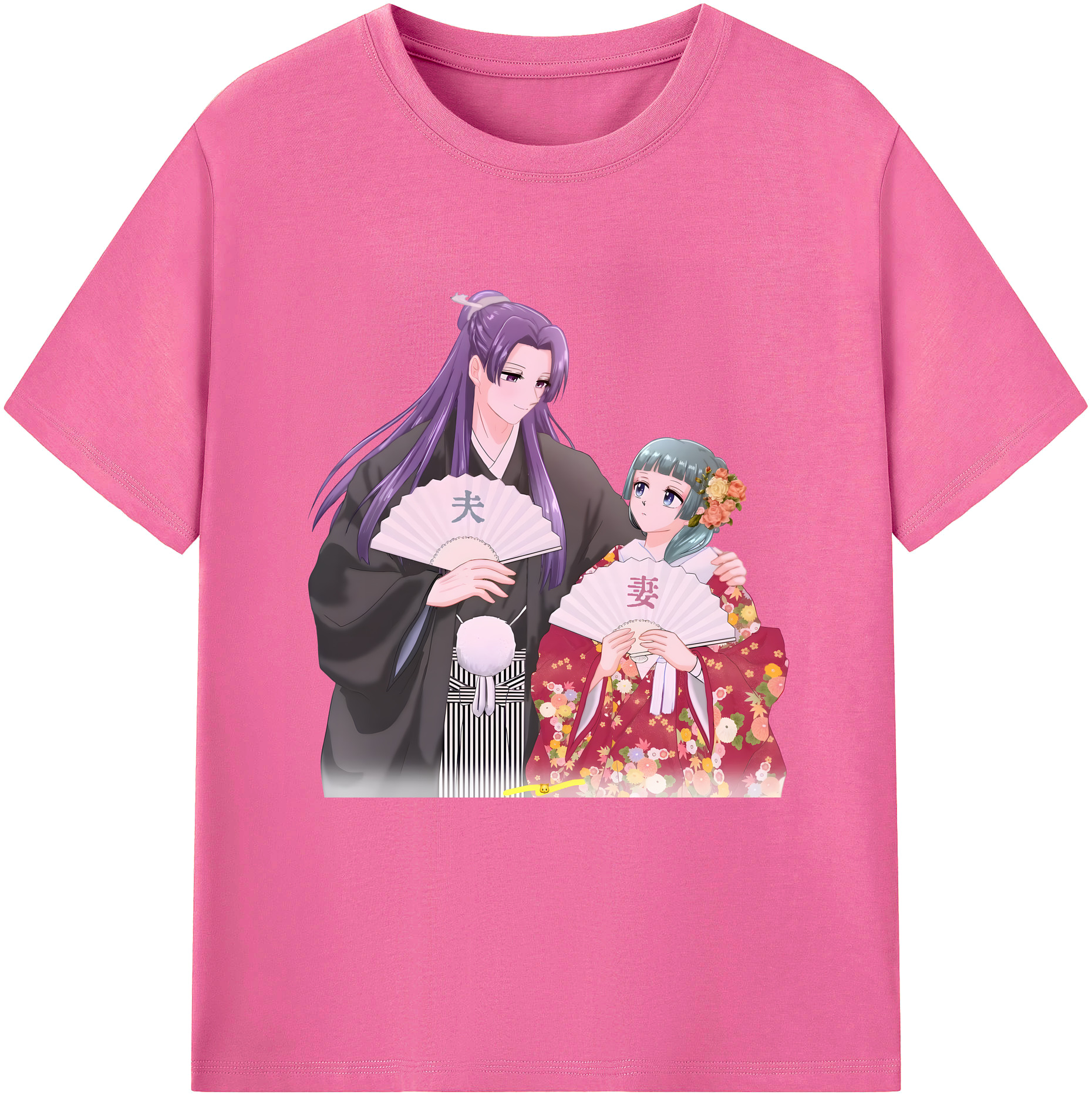 （画像用） 薬屋のひとりごと The Apothecary Diaries レディースカジュアルプリントTシャツ（綿100％）